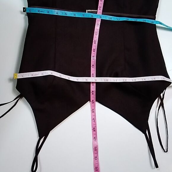 Vintage Jordan Dark Brown Women's Dress Size 8 - Picture 11 of 16